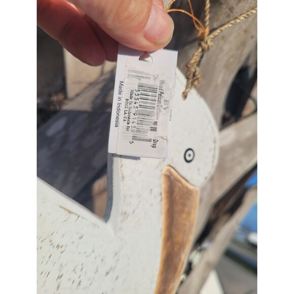 Coastal Hanging Mobile Pelican Driftwood New 3Ft - Picture 7 of 7